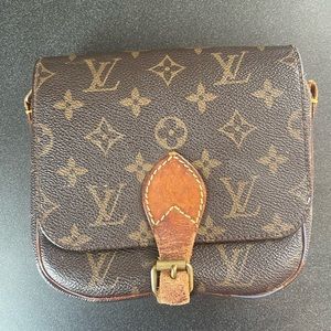 Vintage Authentic Louis Vuitton Brown Monogram Bag